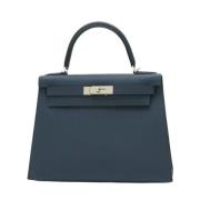 Hermès Vintage Pre-owned Laeder handvskor Blue, Dam