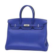 Hermès Vintage Pre-owned Laeder handvskor Blue, Herr