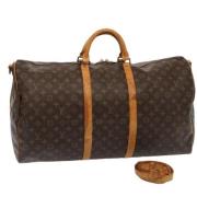 Louis Vuitton Vintage Pre-owned Canvas handvskor Brown, Dam