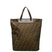 Fendi Vintage Pre-owned Canvas totevskor Brown, Dam