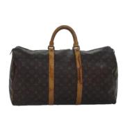 Louis Vuitton Vintage Pre-owned Canvas handvskor Brown, Dam