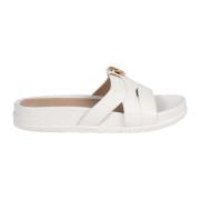 Liu Jo Slip-On Sandaler Stiliga Bekväma Eleganta White, Dam