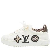 Louis Vuitton Vintage Pre-owned Laeder sneakers White, Dam