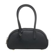 Michael Kors Gyllene Lulu Mini Väska med Dragkedja Black, Dam