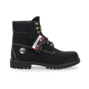 Timberland Svarta Vattentäta Snörstövlar Black, Herr