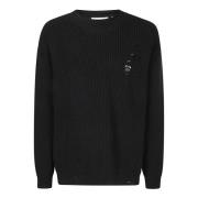 An Other Date Trendy Oversized Sweater med Tårar Black, Herr