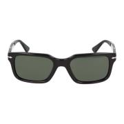 Persol Fyrkantig Ram Solglasögon Black, Unisex