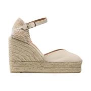 Castañer Stiliga Espadrillos för en Chic Look White, Dam