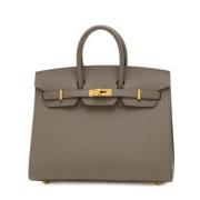 Hermès Vintage Pre-owned Laeder handvskor Gray, Dam