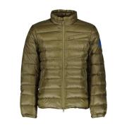 Moncler Quiltad Pufferjacka med Hög Krage Green, Herr