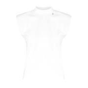 Anine Bing Ivory Auburn Tee Klassisk Stil White, Dam