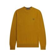 Fred Perry Stilren Sweatshirt Brown, Herr