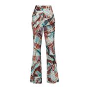 Vivienne Westwood Multifärgad Tartan Ullbyxor Multicolor, Dam