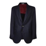 Brunello Cucinelli Lyxig Blå Cashmere Blazer Blue, Herr