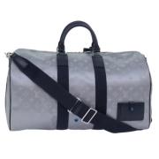 Louis Vuitton Vintage Pre-owned Canvas resvskor Gray, Unisex