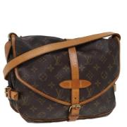 Louis Vuitton Vintage Pre-owned Canvas louis-vuitton-vskor Brown, Dam