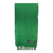 Desigual Grön Scarf med Kontrastdetaljer Green, Dam