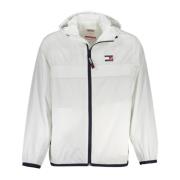 Tommy Hilfiger Sportig Jacka Vit Nylon Elastiska Muddar White, Herr