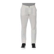 Trussardi Jeans - Kläder - Byxor - Knapp och Dragkedja White, Herr