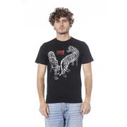 Cavalli Class Logo Print Kortärmad T-shirt Black, Herr