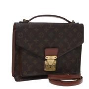 Louis Vuitton Vintage Pre-owned Canvas handvskor Brown, Dam