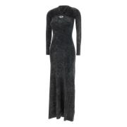 Diesel Marinel Maxi Klänning Black, Dam