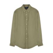 Ralph Lauren Grön Button-Down Skjorta Green, Herr