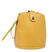 Louis Vuitton Vintage Pre-owned Laeder handvskor Yellow, Dam