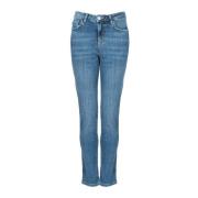 Liu Jo Slim Fit High Waist Jeans Blue, Dam