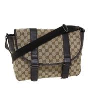 Gucci Vintage Pre-owned Canvas gucci-vskor Beige, Dam