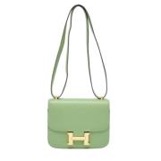 Hermès Vintage Pre-owned Laeder axelremsvskor Green, Dam