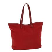 Prada Vintage Pre-owned Nylon totevskor Red, Dam