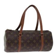 Louis Vuitton Vintage Pre-owned Canvas handvskor Brown, Dam