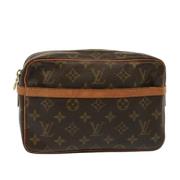 Louis Vuitton Vintage Pre-owned Canvas kuvertvskor Brown, Dam