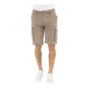 Baldinini Cargo Bermuda Shorts Brown, Herr