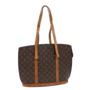 Louis Vuitton Vintage Pre-owned Canvas axelremsvskor Brown, Dam