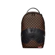 Sprayground Genomskinliga ögon ryggsäck brun check Brown, Unisex