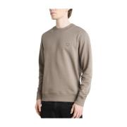 Calvin Klein Elegant Badge Sweatshirt Brown, Herr