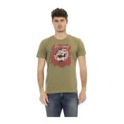 Trussardi Kortärmad Rund Hals T-shirt Green, Herr