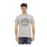 Trussardi Kortärmad Rund Hals T-shirt Gray, Herr