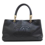 Chanel Vintage Pre-owned Laeder chanel-vskor Black, Dam