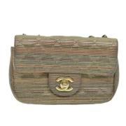 Chanel Vintage Pre-owned Canvas chanel-vskor Yellow, Dam