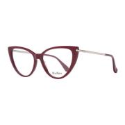 Max Mara Röda Cat Eye Optiska Bågar Red, Dam