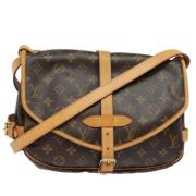 Louis Vuitton Vintage Pre-owned Canvas louis-vuitton-vskor Brown, Dam