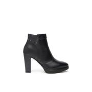 Nerogiardini Spikade läderankelboots Black, Dam