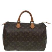 Louis Vuitton Vintage Pre-owned Canvas louis-vuitton-vskor Brown, Dam