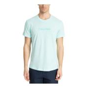 Calvin Klein Herr Logo Crew Neck Tee Blue, Herr