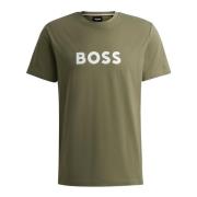 Hugo Boss Ekologisk bomull herr T-shirt Green, Herr