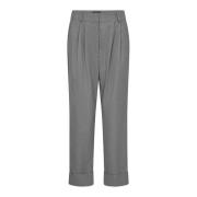 MOS Mosh Klassiska Framfickbyxor Sharkskin Gray, Dam