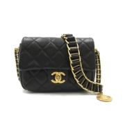 Chanel Vintage Pre-owned Laeder chanel-vskor Black, Dam